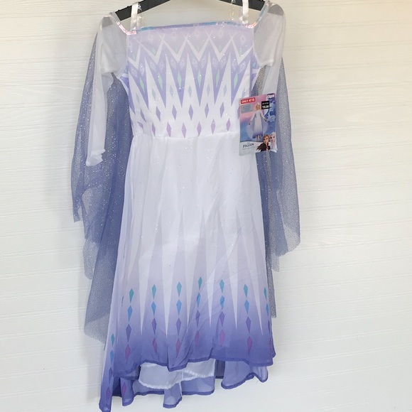 NWT Girls Deluxe Disney Frozen Snow Queen Elsa Costume. Size Small 4/6 - Picture 6 of 6